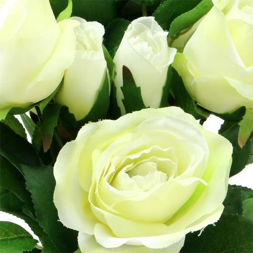 Floristik24 Buket creme roser 48cm