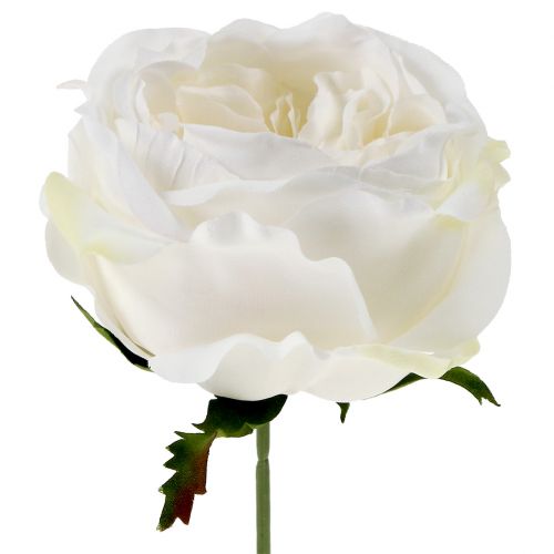 Artikel Rosenblomst hvid 17cm 4 stk