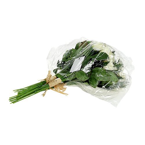 Floristik24 Buketter af roser hvid L26cm 3stk