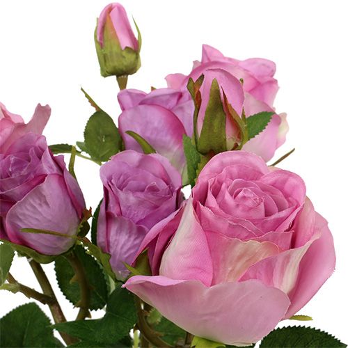 Artikel Buket med gamle lyserøde roser 40cm