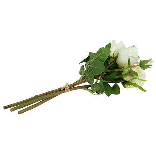 Floristik24 Buket med fløde roser 40cm