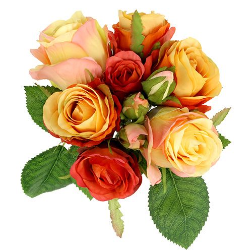 Artikel Buket orange roser Ø17cm L25cm