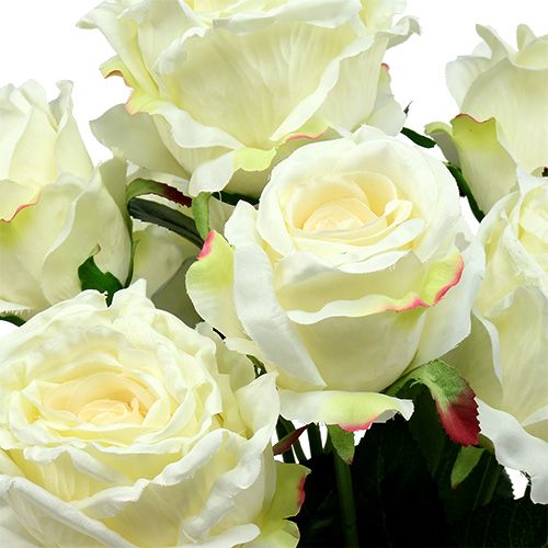 Artikel Buket roser hvid, creme 55cm