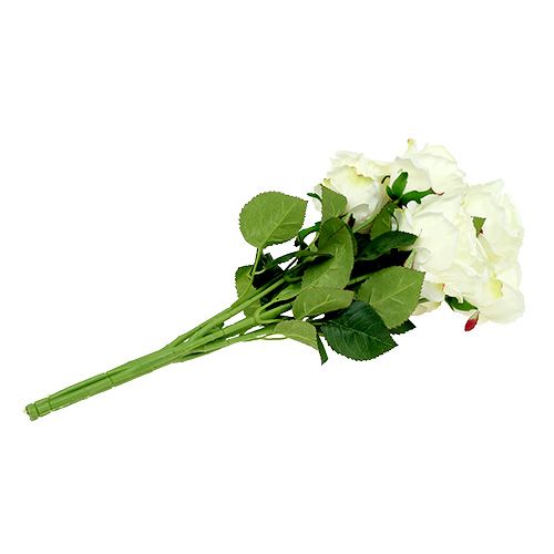 Artikel Buket roser hvid, creme 55cm