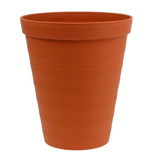 Artikel Rosenpotte plast 19cm terracotta, 1 stk