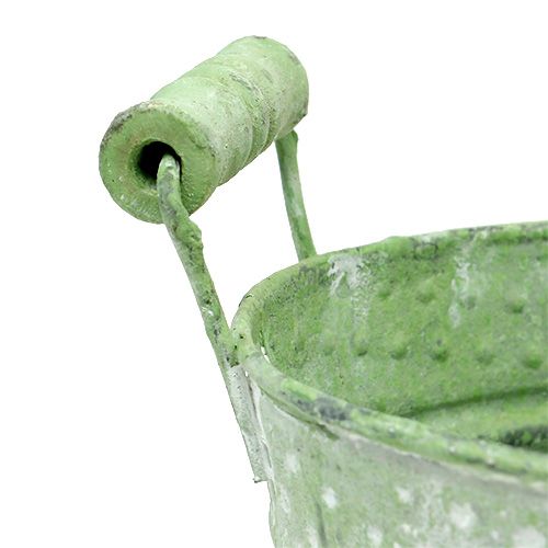 Rose pot med håndtag Ø14,5 cm H19cm grøn | Floristik24.dk