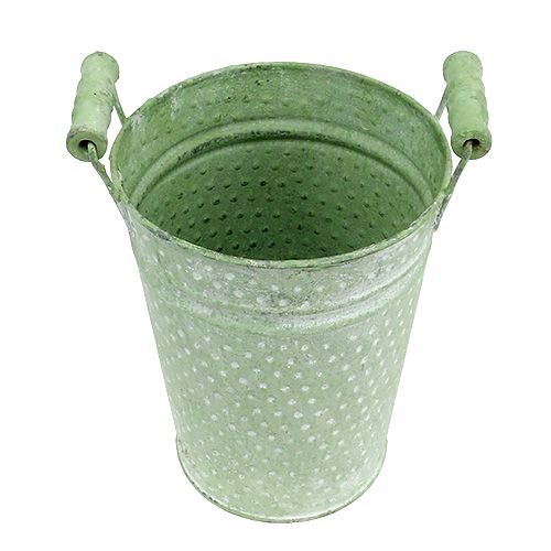 Rose pot med håndtag Ø14,5 cm H19cm grøn | Floristik24.dk