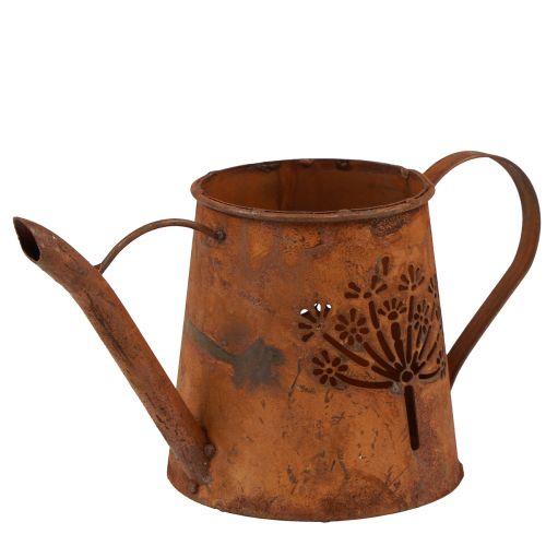 Floristik24 Rust dekorativ vandkande metal mælkebøtte patina 25×12×12cm