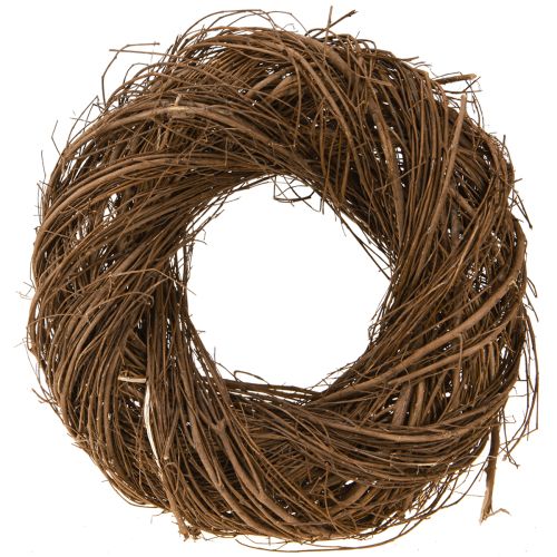 Rustik krans elm naturlig dekorativ krans lavet af grene Ø30cm