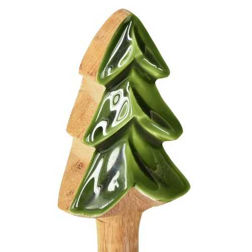 Artikel Salatbestik i træ til jul, 28 cm, sæt med 2 stk.
