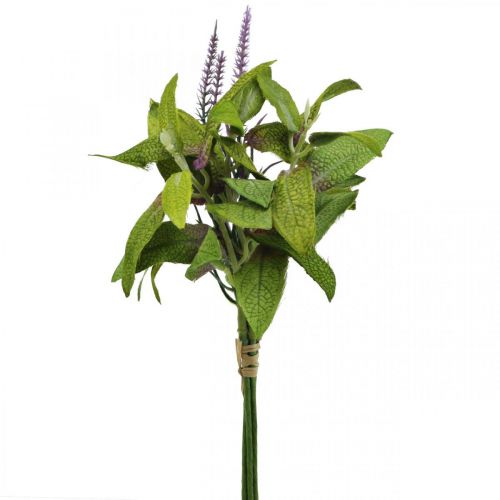 Artikel Kunstig salvie bundt, silke blomster, salvie grene kunstig viol L26cm 4 stk.