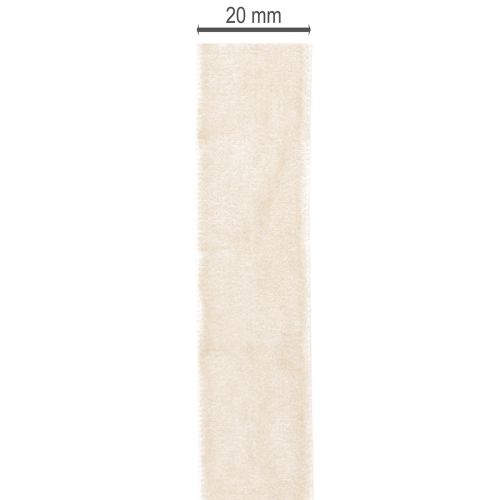 Gavebånd, fløjlsbånd til kreativ indpakning, 20 mm x 10 m | Floristik24.dk