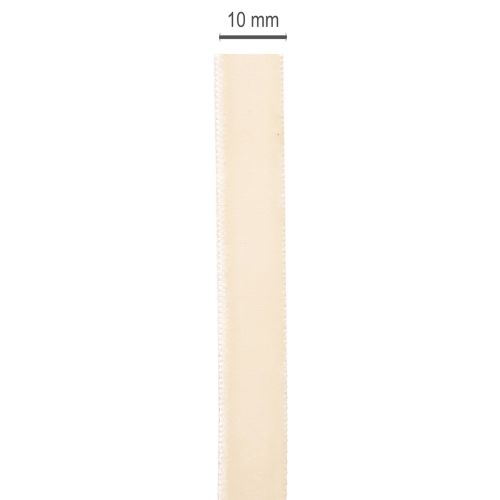 Fløjlsbånd på rulle til hobby og emballage, 10 mm x 20 m | Floristik24.dk