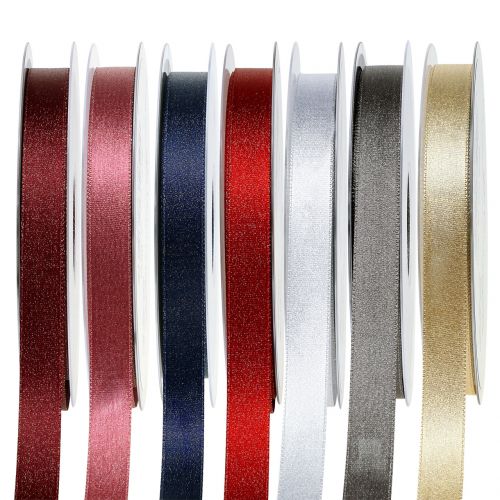 Artikel Satinbånd med glimmer 10mm 20m