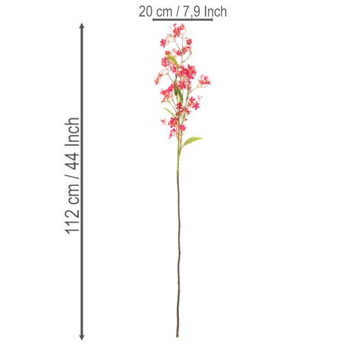 Kunstig blomstrende gren Oncidium orkidé dekoration 112cm 3 stk | Floristik24.dk