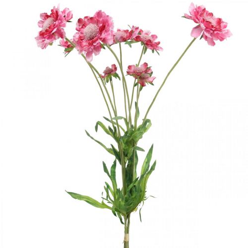 Floristik24 Kunstig blomsterdekoration, fnat kunstig blomst pink 64 cm bundt af 3 stk.