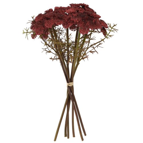 Artikel Kunstige røllikeblomster røde Achillea kunstige H30cm 6 stk