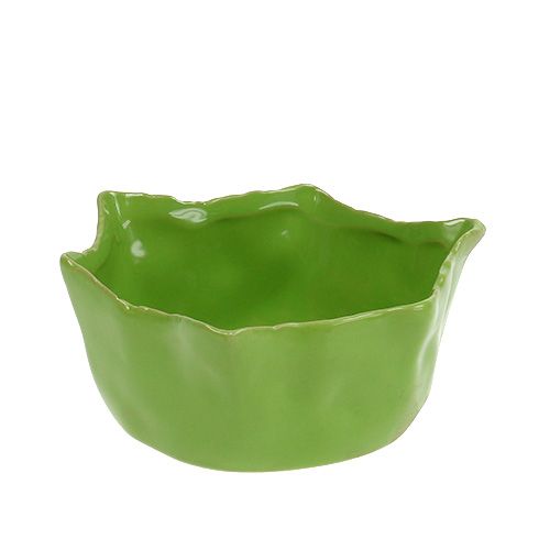 Keramisk skål i grøn Ø13cm H6cm