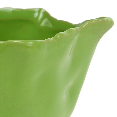 Keramisk skål i grøn Ø13cm H6cm