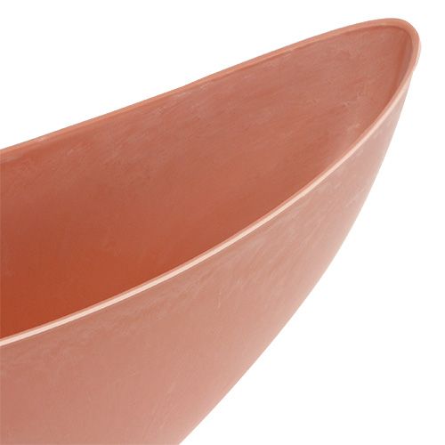 Artikel Skål plast lys orange 39 cm x 13 cm H13cm, 1 stk