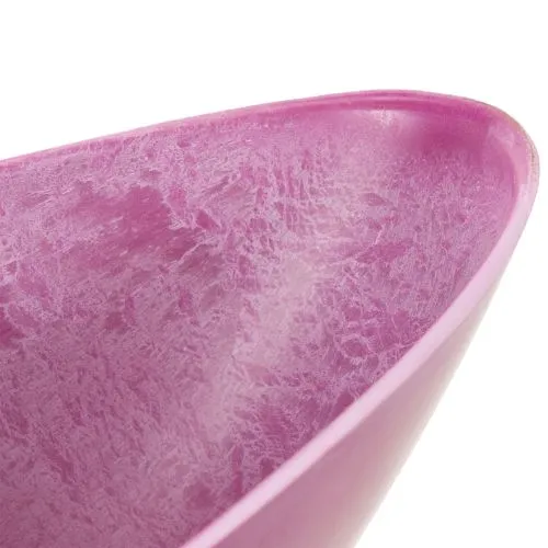 Plastikskål, lyserød, 39 cm x 13 cm, H13 cm | Floristik24.dk