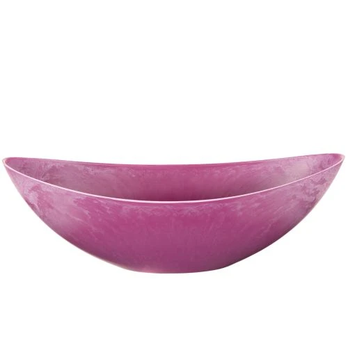 Plastikskål, lyserød, 39 cm x 13 cm, H13 cm | Floristik24.dk