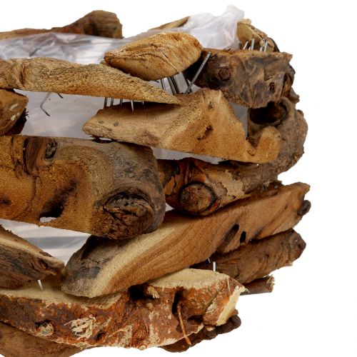 Floristik24 Skålstykker af træ natur Ø28cm H16cm