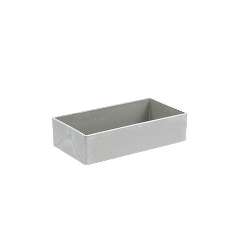 Artikel Skål firkantet grå 20cm x 10,5cm H5cm