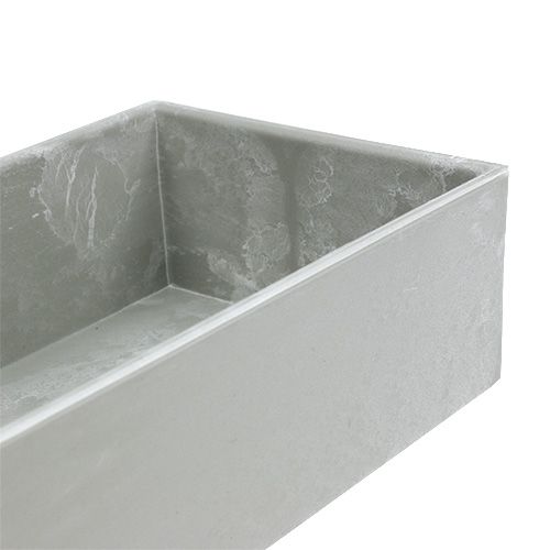 Artikel Skål firkantet grå 20cm x 10,5cm H5cm