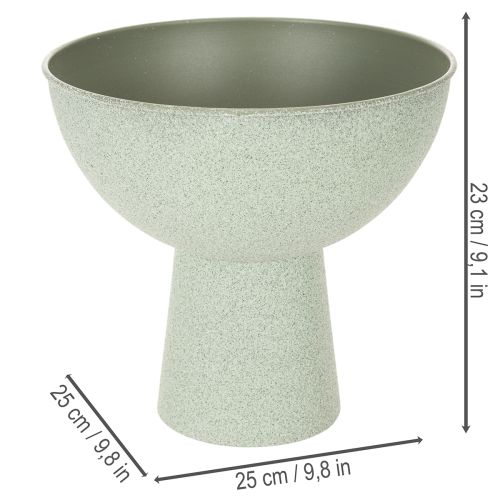 Skål med stativ til planter, dekorativ skål, 25 cm | Floristik24.dk
