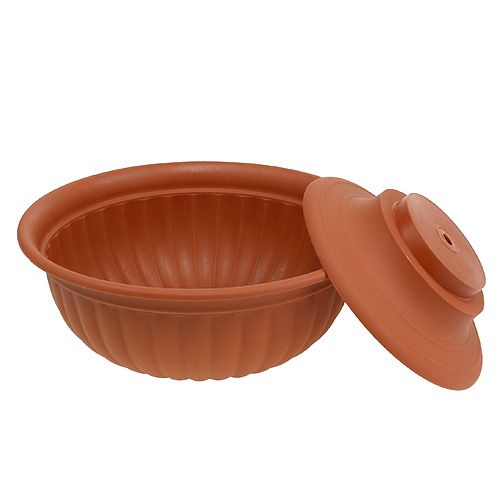 Artikel Skål med fod terracotta Ø30cm