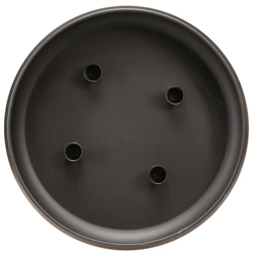 Artikel Skål med lysestagemagnet sort Ø33cm H7,5cm