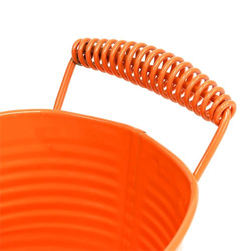 Floristik24 Skål oval orange 20cm x 12cm H9cm