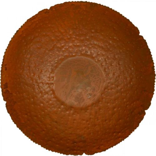 Artikel Dekorativ skål metal dekorativ skål patina look Ø30cm H8,5cm
