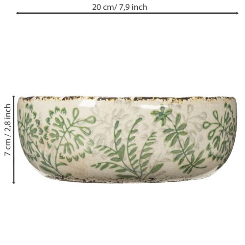 Artikel Rustik skål med unikt mønster, 20 cm