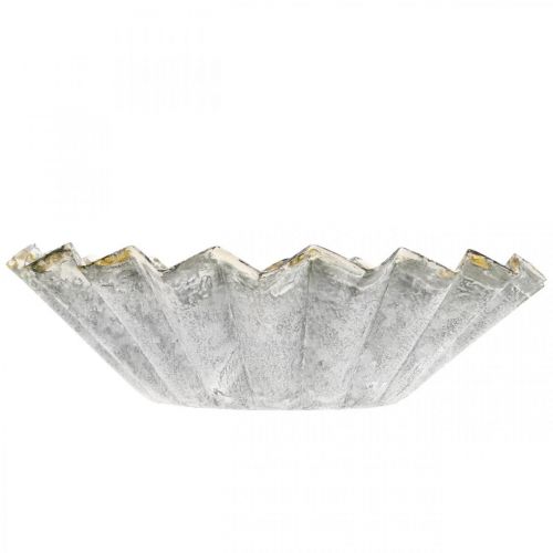 Artikel Kageform til udplantning, metaldekoration, bageforme med gulddekoration Ø16,5cm H4,5cm