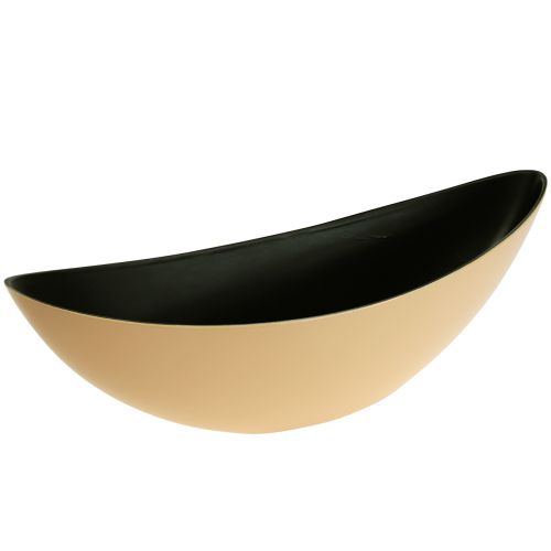 Artikel Skål oval plantebåd gul 38,5cmx12,5cmx13cm