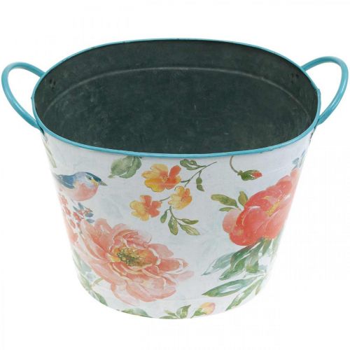 Artikel Plantskovl oval vintage metal fjeder dekoration planter 27,5 cm