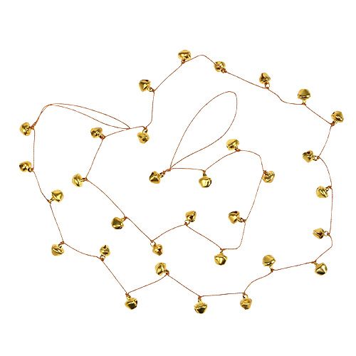 Floristik24 Klokkekæde guld Ø1cm L130cm