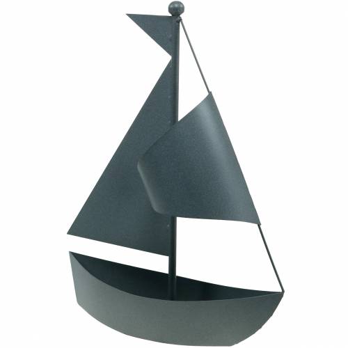 Floristik24 Sejlbåd til plantning af metal 44cm × 34cm