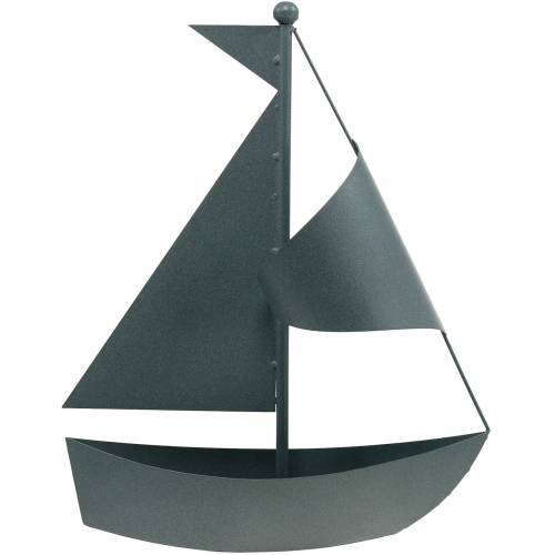 Floristik24 Sejlbåd til plantning af metal 44cm × 34cm