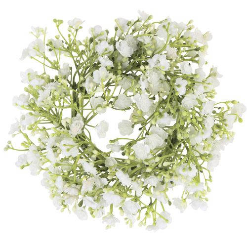 Artikel Gypsophila Krans Lille Kunstig Blomsterkrans Ø18cm