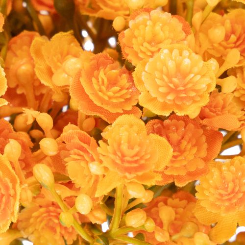 Kunstig babyånde orange gren til blomsterarrangementer 30 cm 10 stk. | Floristik24.dk