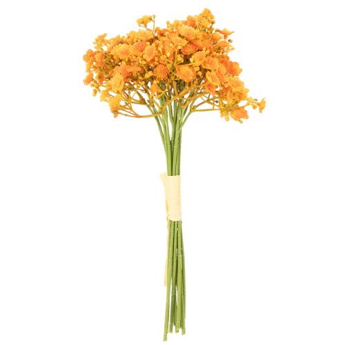 Kunstig babyånde orange gren til blomsterarrangementer 30 cm 10 stk. | Floristik24.dk