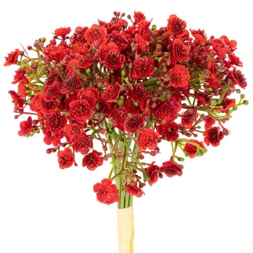 Kunstig babyånde, rød, buket som blomsterdekoration, 30 cm, 10 stk.