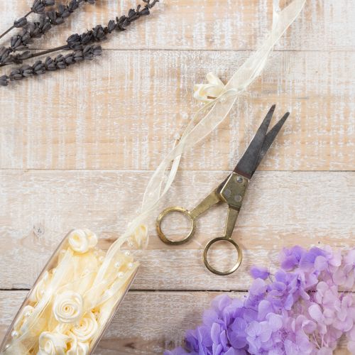 Artikel Bånd Valentino creme 15mm 5m