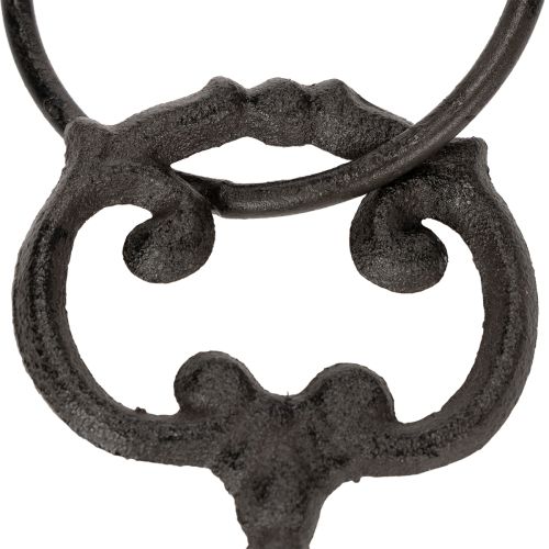 Artikel Dekorativ nøglering, antikt nøgledesign, som et nostalgisk boligtilbehør, 27 cm