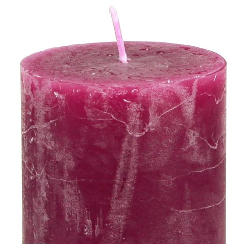 Artikel Smalle søjlelys Pink Berry 3 farver 50x100mm 12 stk