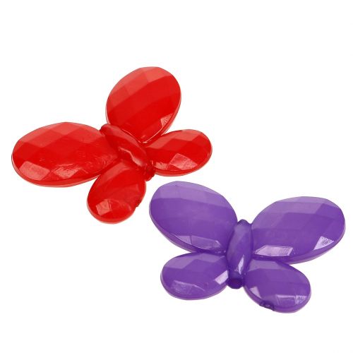 Floristik24 Sommerfugl 3cm x 2,3cm til overdrysning 200g sorteret