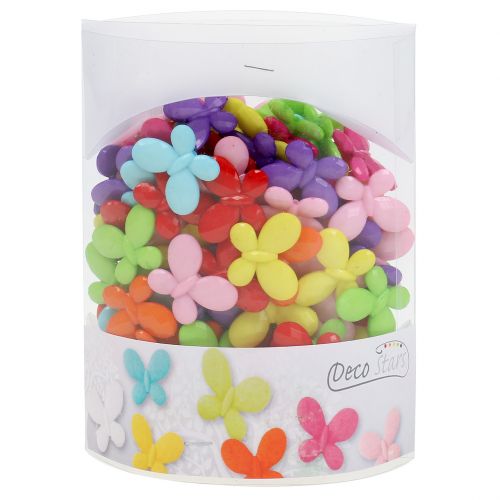 Floristik24 Sommerfugl 3cm x 2,3cm til overdrysning 200g sorteret